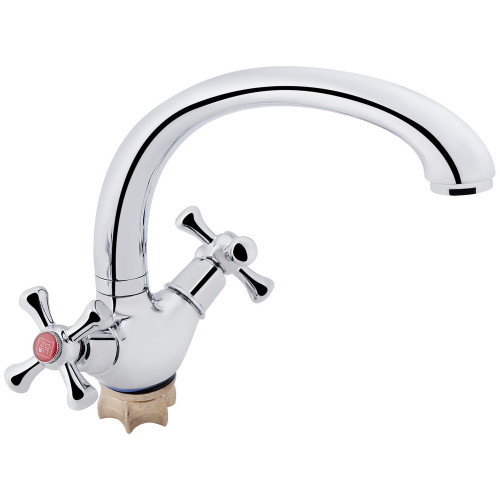 Смеситель для кухни Lidz Lamb 273F двухвентильный LDLAM273FCRM21890 Chrome