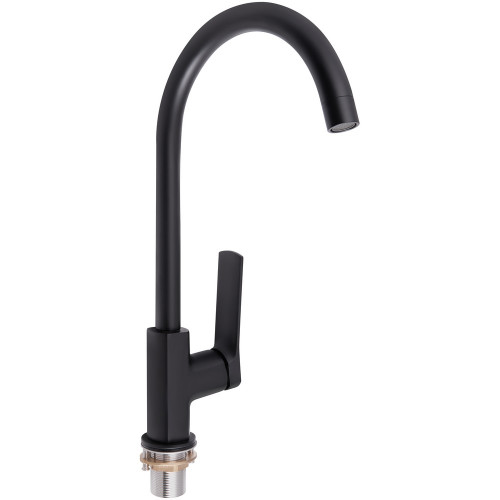Змішувач для кухні Qtap Slavonice QTSLA9042103UB Black Matt
