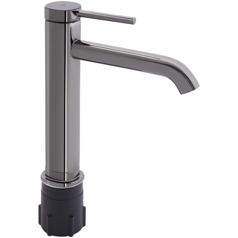 Змішувач для раковини Qtap Robin високий QTROB1060H102K Black Chrome