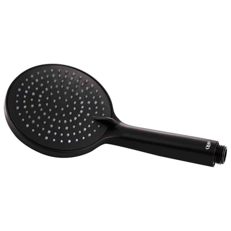 Лійка для ручного душу Qtap Rucni 115 мм округла QTRUCA116O3PBB Black Matt
