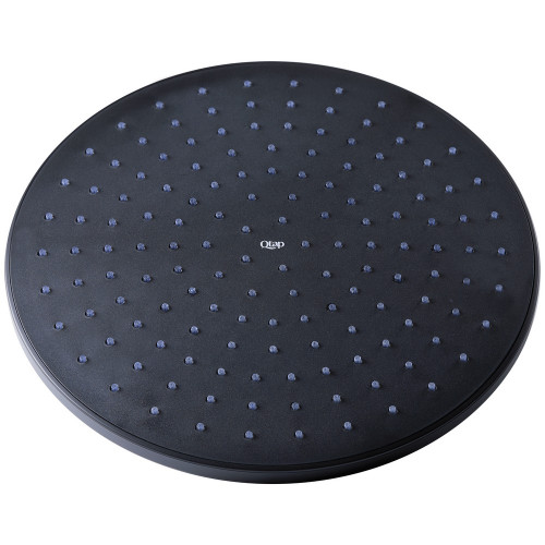 Лійка для верхнього душу Qtap Hlavova 230 мм округла QTHLAVA228O1ZBB Black Matt