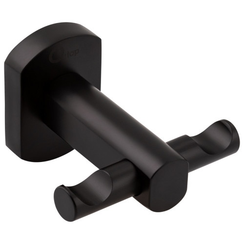 Крючок Qtap Liberty двойной QTLIBBLM1154 Black