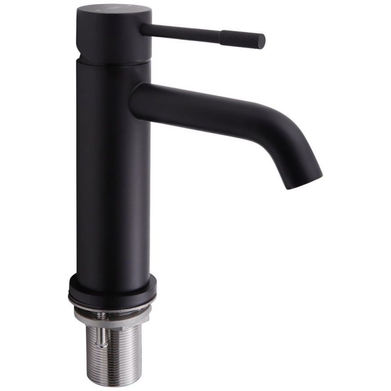 Змішувач для раковини Qtap Scorpio QTSCOR1050105B Black Matt
