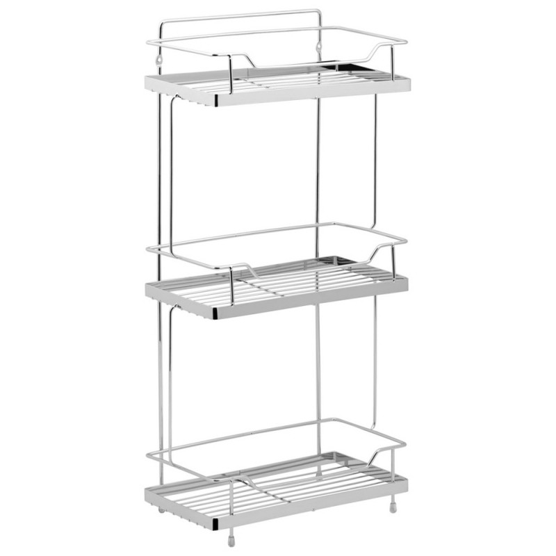 Полка универсальная Lidz Radom 0608 3 ярусная LDRAD0608CRM32486 Chrome