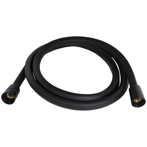 Шланг для ручного душу Qtap Hadice 1600 мм прямоугольний QTHADPVCSQ160B Black Matt