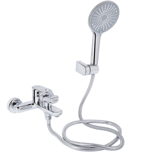 Змішувач для ванни Qtap Jay (з душовим гарнітуром) QTJAY259CRM45541 Chrome