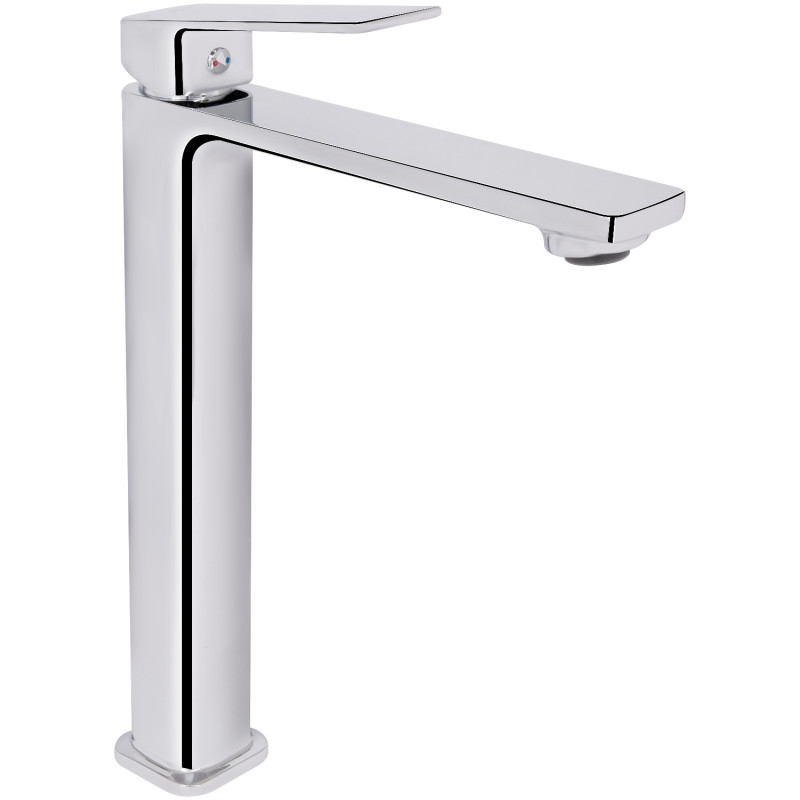 Смеситель для раковины высокий Qtap Capricorn, Chrome (k26) QTCAP1060H102C48220