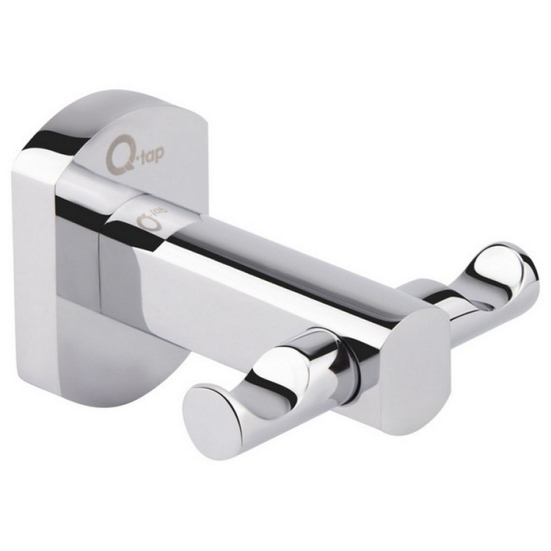 Крючок Qtap Liberty двойной QTLIBCRM1154 Chrome