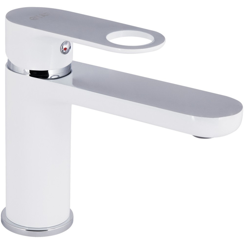 Змішувач для раковини Qtap Jay QTJAY270CRW45551 Chrome/White