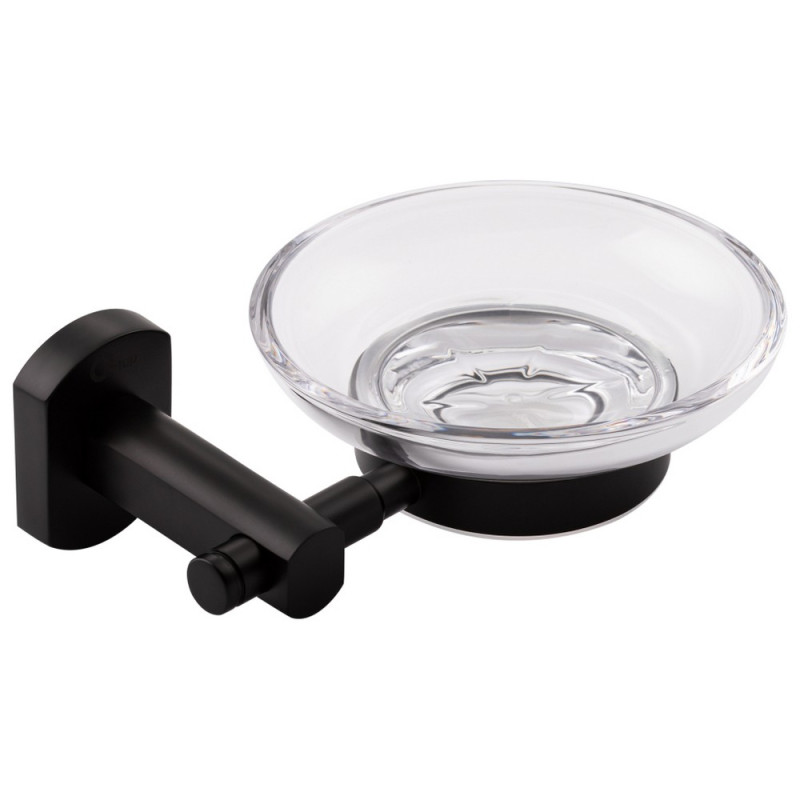 Мыльница Qtap Liberty настенная QTLIBBLM1159 Black