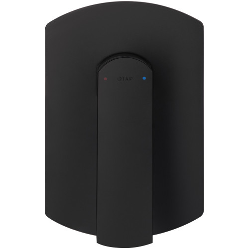 Змішувач для душу Qtap Slavonice прихованого монтажу QTSLA267BLM45903 Black Matt