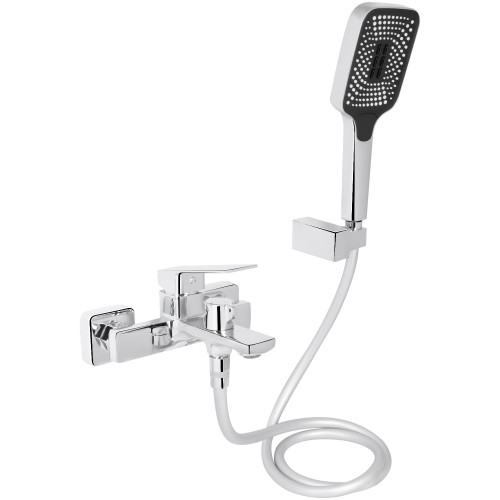 Змішувач для ванни Qtap Capricorn з душовим гарнітуром Chrome (k35) QTCAP3060102C48222 Змішувач для ванни Qtap Capricorn з душовим гарнітуром Chrome (k35) QTCAP3060102C48222