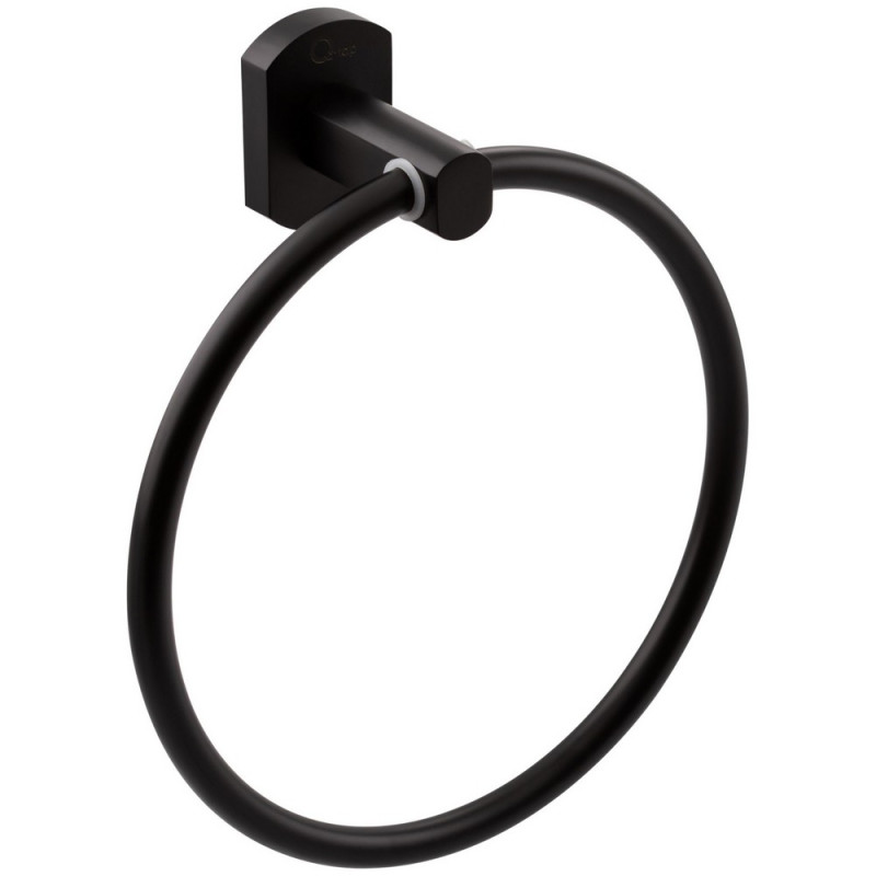 Держатель для полотенца Qtap Liberty D 160 мм QTLIBBLM1160 Black