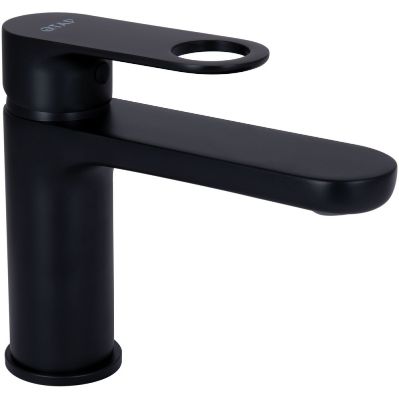 Смеситель для раковины Qtap Jay QTJAY270BLM45545 Black Matt