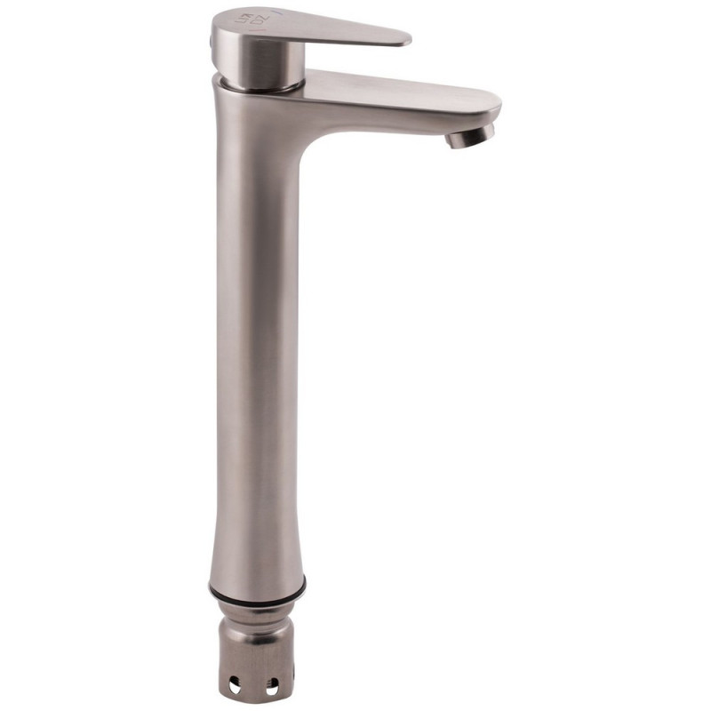 Змішувач для раковини Lidz Vida 001FH високий (k35) LDVID001FHNKS34955 Nickel
