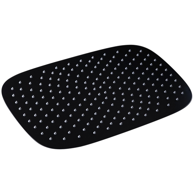 Лейка для верхнего душа Qtap Hlavova 500х300 мм прямоугольная QTHLAS500N1ZBB Black Matt