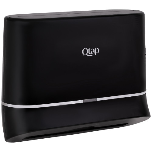 Тримач для паперових рушників Qtap Pohodli 300 мм QTDR600BP Black (Pobut)