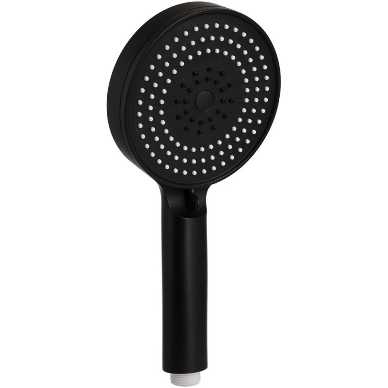 Лійка для ручного душу Qtap Rucni D 130 мм округла QTRUC125BLM45951 Black Matt