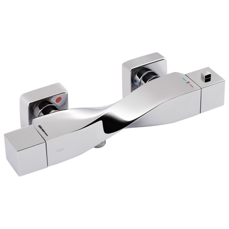 Смеситель для душа Qtap Zkrouceny термостатический QTZKR40T105C Chrome