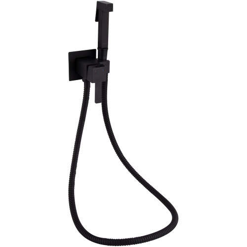 Набор для гигиенического душа Qtap Inspai-Varius прямоугольный QT259710842859NB Black Matt