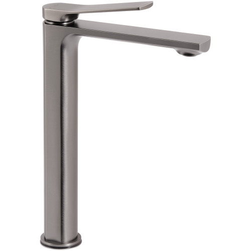 Змішувач для раковини Qtap Slavonice високий QTSLA269GMB45925 Gunmetal Black PVD