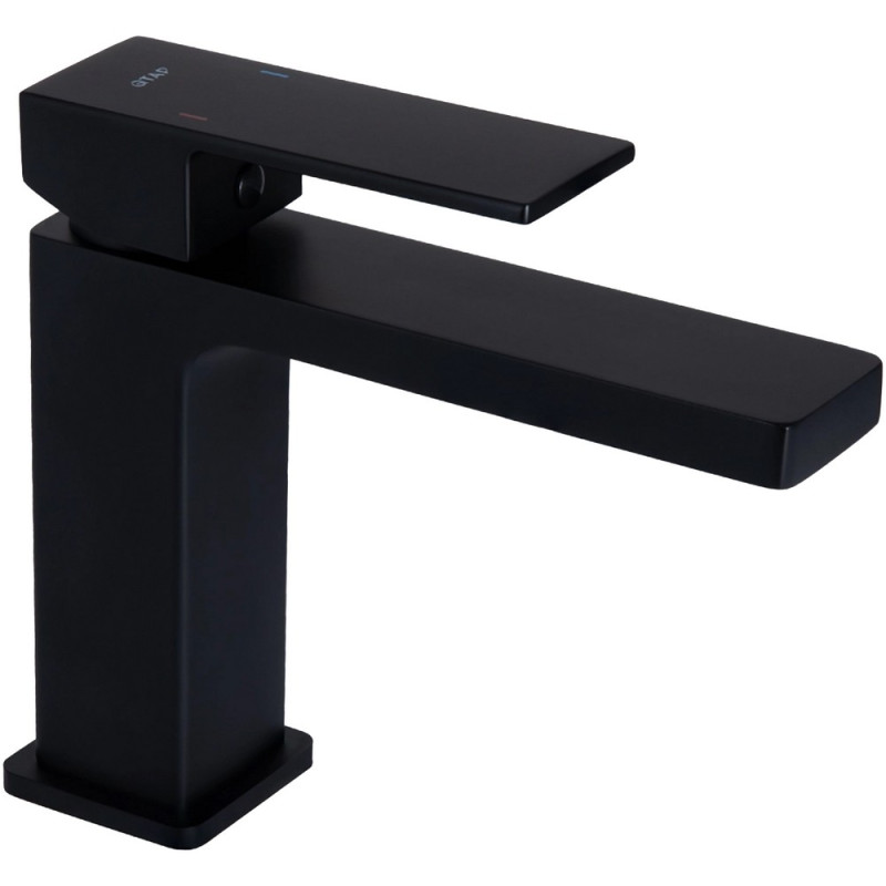Змішувач для раковини Qtap Gemini QTGEM270BLM45674 Black Matt