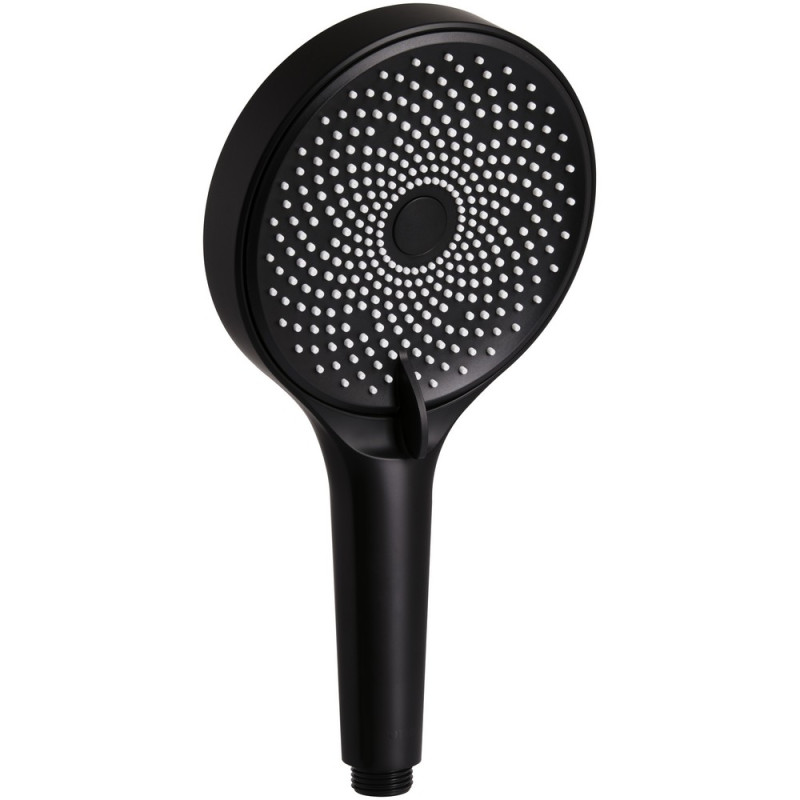 Лейка для ручного душа Qtap Rucni D 130 мм округлая QTRUC125BLM45953 Black Matt