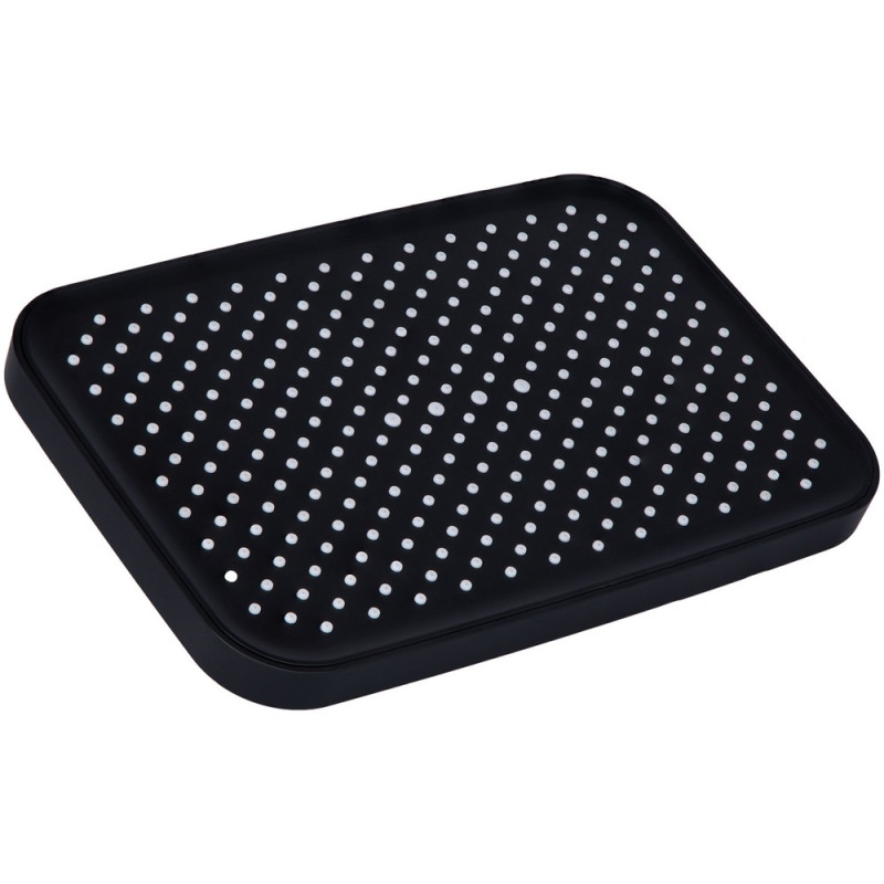 Лейка для верхнего душа Qtap Hlavova 300x200 мм прямоугольная QTHLA107BLM45783 Black Matt