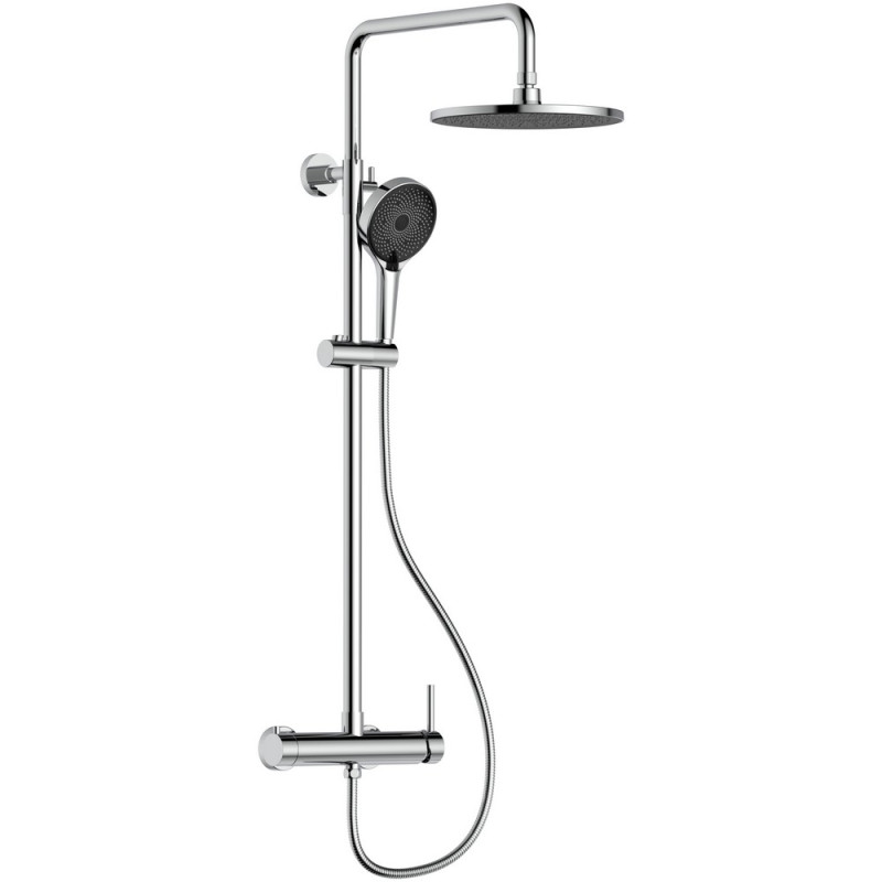 Душова система універсальна Qtap Sloup на два споживача QT57103OC Chrome