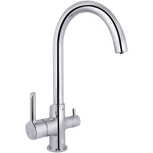 Смеситель для кухни Qtap Grand с подключением для питьевой воды QTGRA362CRM45667 Chrome