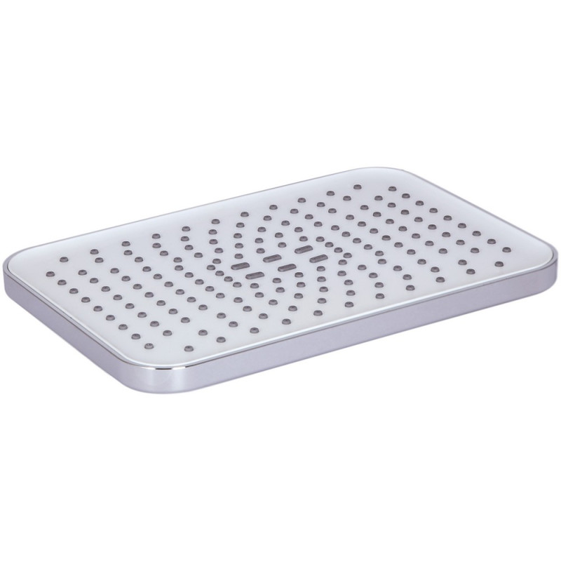 Лейка для верхнего душа Qtap Hlavova 260x180 мм прямоугольная QTHLA107CRM45785 Chrome/White