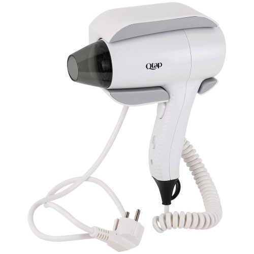 Фен із тримачем Qtap Pohodli 1200 Вт QTF1200ROP White (Pobut)