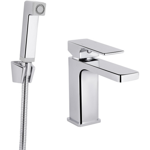 Змішувач для раковини Qtap Gemini (з гігієнічним душем) QTGEM272CRM45689 Chrome Змішувач для раковини Qtap Gemini (з гігієнічним душем) QTGEM272CRM45689 Chrome