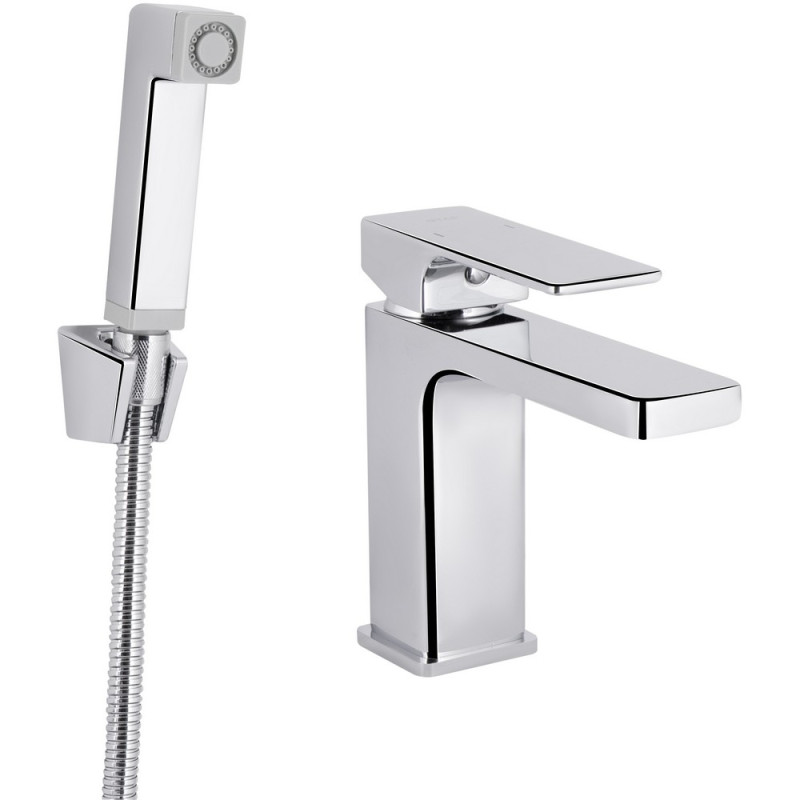 Смеситель для раковины Qtap Gemini (с гигиеническим душем) QTGEM272CRM45689 Chrome