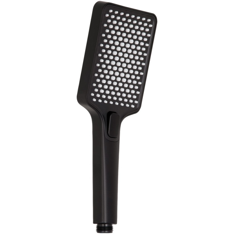 Лейка для ручного душа Qtap Rucni 140x95 мм прямоугольная QTRUC125BLM45959 Black Matt