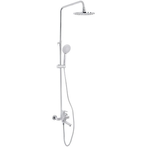 Душова система універсальна Lidz Latwa 1031 на три споживача (з виливом)  (k35) Chrome LDLAT1031CRM48993