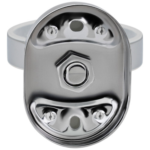 Стакан с держателем Lidz Oreo 0401 настенный (матовое стекло) LDORE0401CRM22163 Chrome