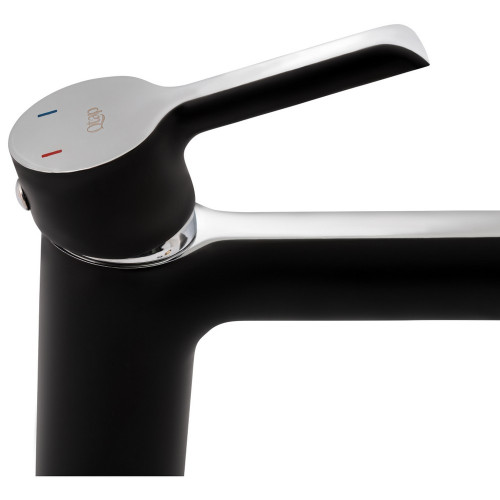 Смеситель для раковины Qtap Grand QTGRABCR001F Chrome/Black