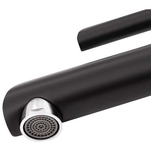 Смеситель для раковины Qtap Grand QTGRABCR001F Chrome/Black