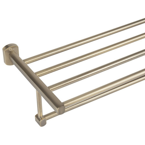 Полка универсальная Qtap Liberty 600 мм с держателем QTLIBANT1122 Antic Bronze