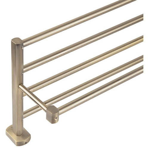 Полка универсальная Qtap Liberty 600 мм с держателем QTLIBANT1122 Antic Bronze