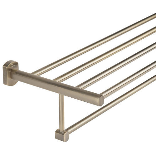 Полка универсальная Qtap Liberty 600 мм с держателем QTLIBANT1122 Antic Bronze