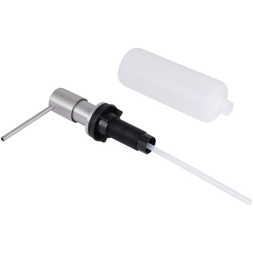 Дозатор для моющего средства Lidz LK118 круглый Brushed Steel (LDLK118BRU46400)