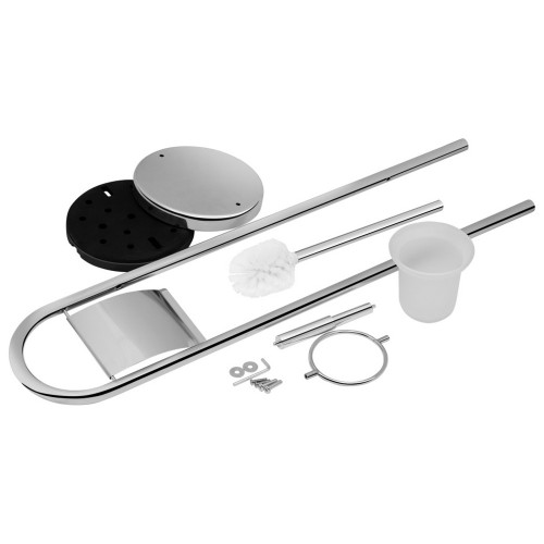 Ёршик Lidz Oreo 0507 напольный (матовое стекло) LDORE0507CRM32480 Chrome