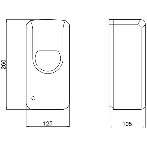 Дезинфектор Qtap Pohodli 6V бесконтактный QT170WH42921 White (Zdraví)