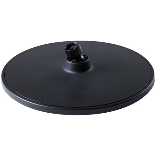 Лейка для верхнего душа Qtap Hlavova 230 мм округлая QTHLAVA228O1ZBB Black Matt