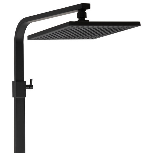 Душова система для кабіни Qtap Capricorn на три споживача (з виливом) 53103KNB Black Matt