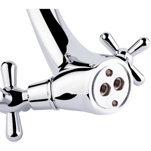 Змішувач для раковини Lidz Dominox 161 двохвентильний LDDOM161CRM35532 Chrome