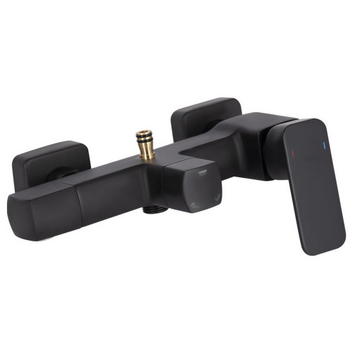 Душова система для кабіни Qtap Capricorn на три споживача (з виливом) 53103KNB Black Matt