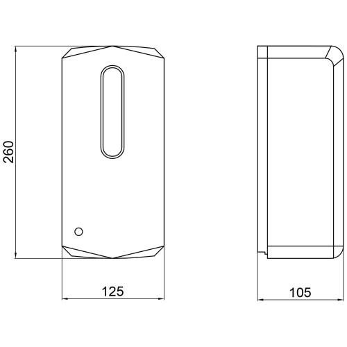 Дезинфектор Qtap Pohodli 6V бесконтактный QT170WH42923 White (Zdraví)